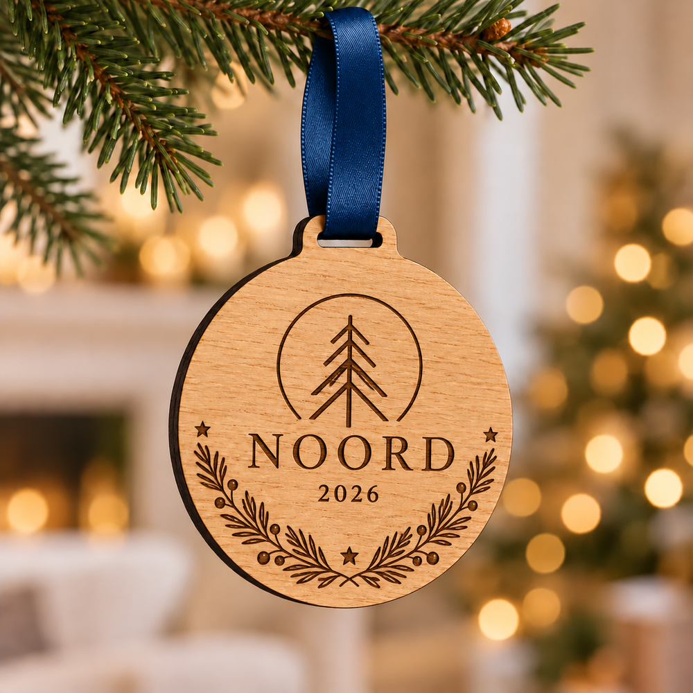 Digitale visualisatie: Hoofdbeeld in de kerstboom