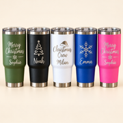 Neutraal hoofdbeeld van kerstbeker met naam – 800 ml