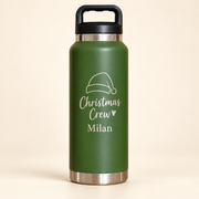 Neutraal hoofdbeeld van kerstwaterfles met naam – 1,1 liter
