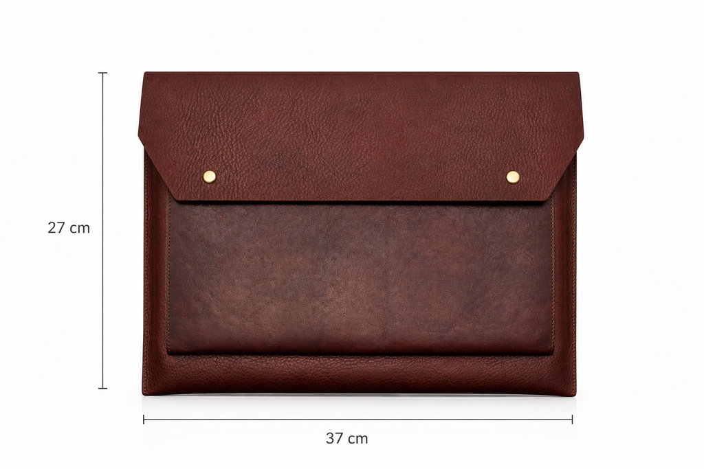 Leren Laptoptas 17 Inch – Crazy Horse Leer – Gepersonaliseerd