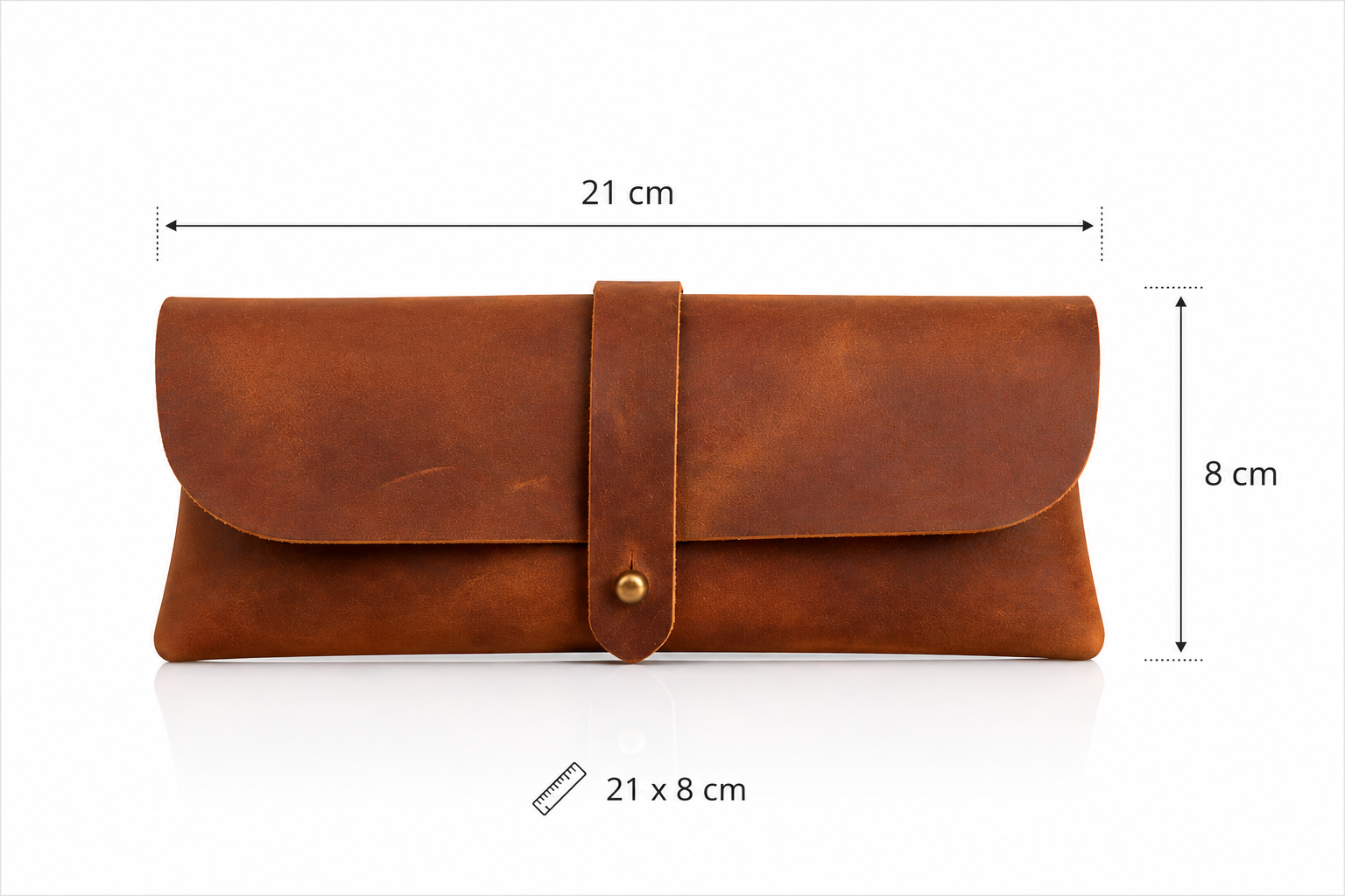 Handgemaakt Leren Etui – 6 kleur opties | Personaliseerbaar