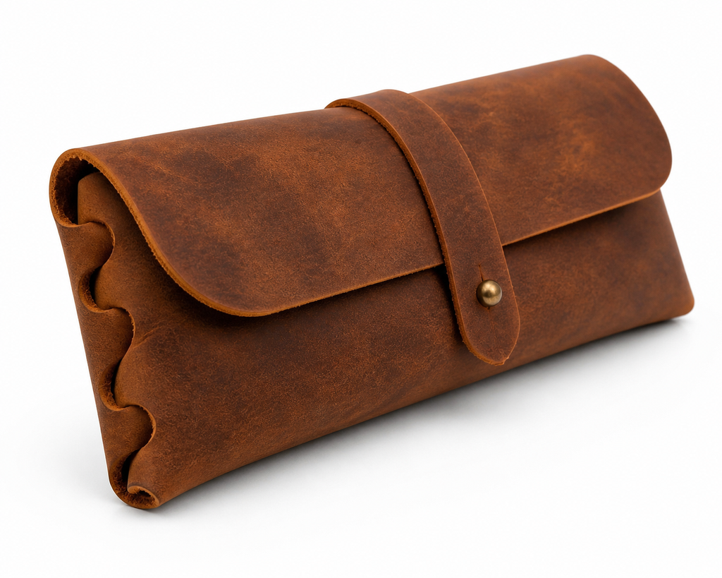 Handgemaakt Leren Etui – 6 kleur opties | Personaliseerbaar