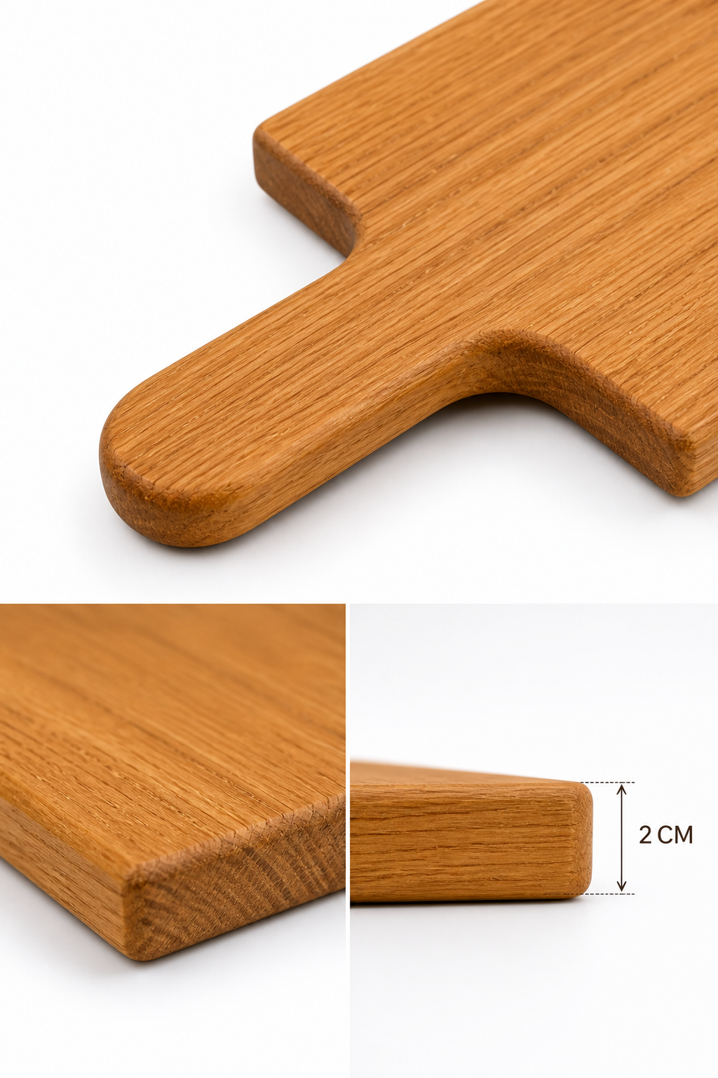 Eiken Serveerplank met Persoonlijke Gravering – Moeder & Kind