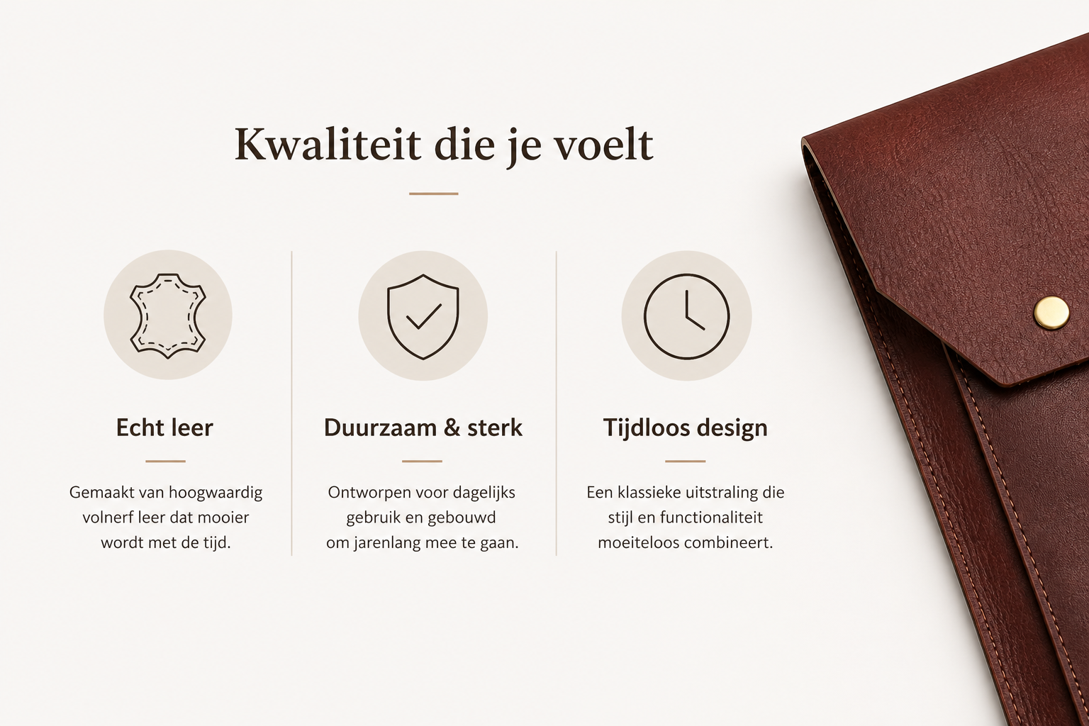 Leren Laptoptas 17 Inch – Crazy Horse Leer – Gepersonaliseerd