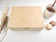 Houten theedoos voor huwelijk of jubileum – 8 ontwerpen – origineel product- en uitvoeringsvoorbeeld 5