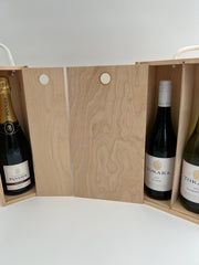 Houten wijnkist met persoonlijke verjaardagsgravure – productfoto 3