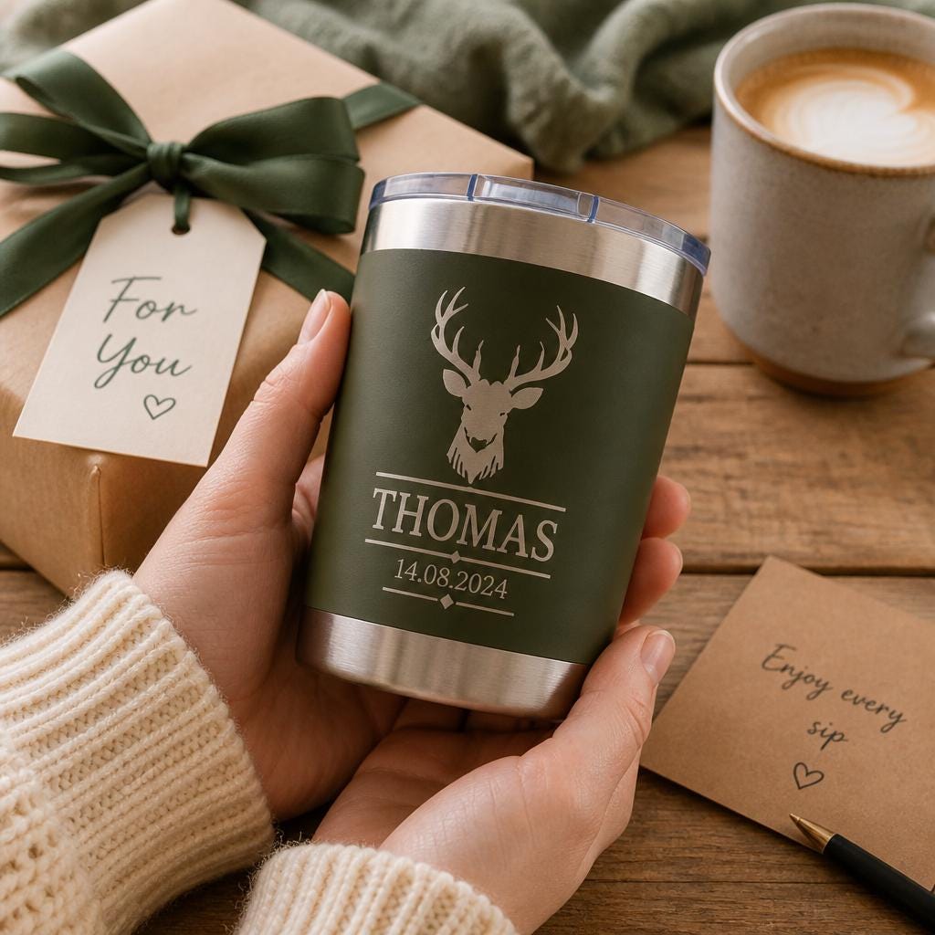 Thermosbeker 300 ml met naam of eigen logo – productfoto 2
