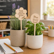 Houten plantensteker voor juf of meester – productfoto 2