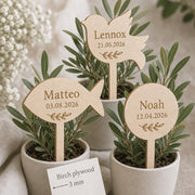 Houten plantenstekers voor doop en communie – product- en ontwerpvoorbeeld 3