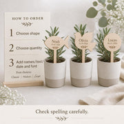 Houten plantenstekers voor doop en communie – product- en ontwerpvoorbeeld 7