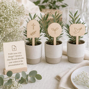 Houten plantenstekers voor doop en communie – product- en ontwerpvoorbeeld 8