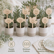 Houten plantenstekers voor doop en communie – product- en ontwerpvoorbeeld 6