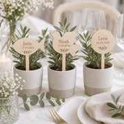 Houten plantenstekers voor doop en communie – product- en ontwerpvoorbeeld 2