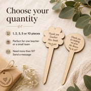 Houten plantensteker voor juf of meester – productfoto 6