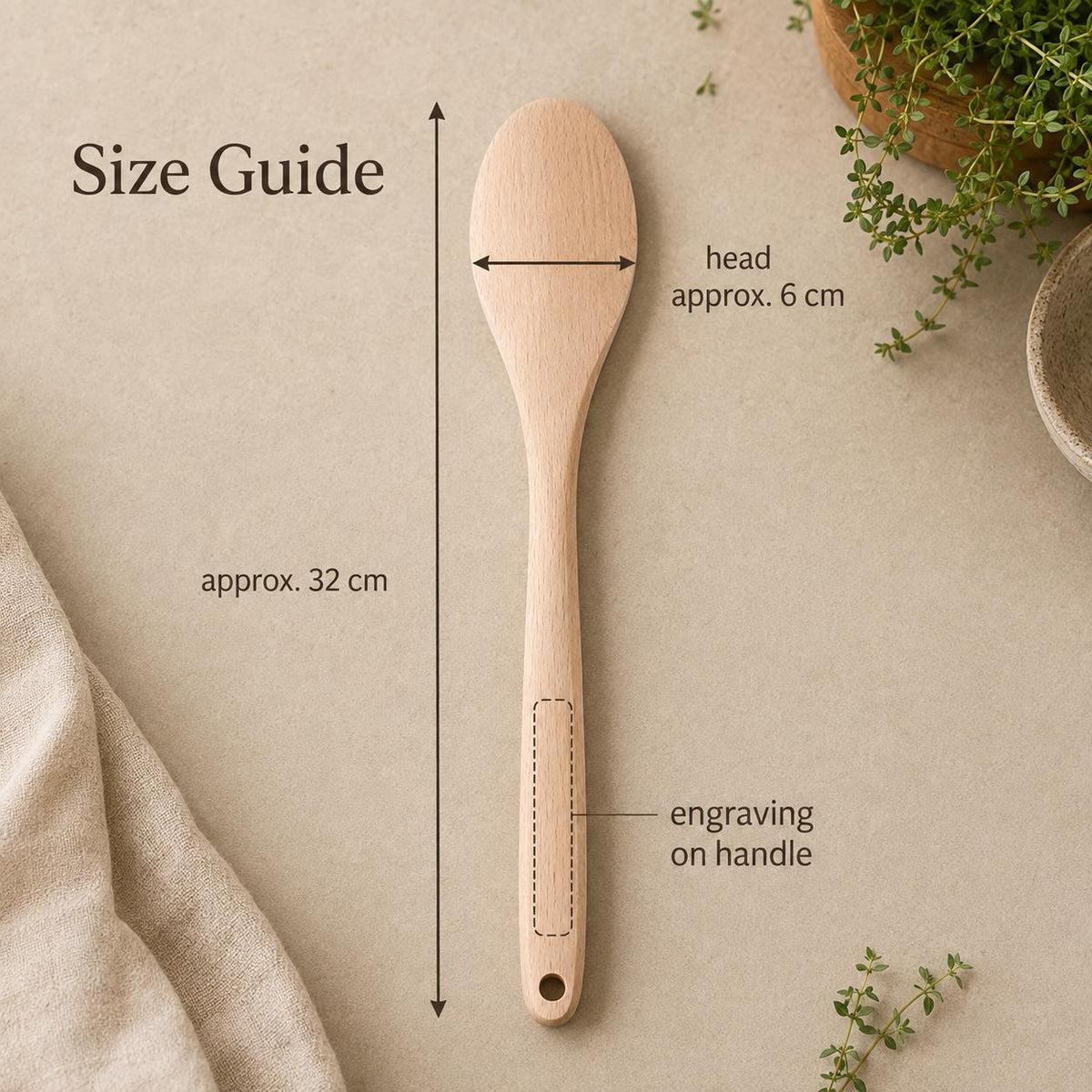 Houten lepels met logo op het handvat – 2