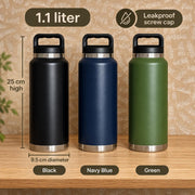 Kerstwaterfles met naam – 1,1 liter – origineel product- en uitvoeringsvoorbeeld 3