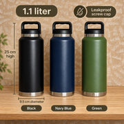 Grote waterfles voor juf of meester met naam – 1,1 liter – productfoto 3
