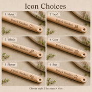 Houten kooklepel met naam op het handvat – productfoto 5