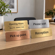 Openingstijdenbord met eigen tekst – 1