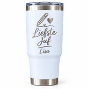Thermosbeker voor juf of meester met naam – 800 ml – productfoto 1