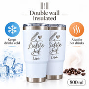 Thermosbeker voor juf of meester met naam – 800 ml – productfoto 6