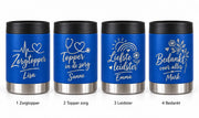 Blikkoeler als zorgbedankje met naam – 330 ml – origineel product- en uitvoeringsvoorbeeld 2