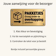 Digitale visualisatie: Vul de neerzetplek en pijlrichting in