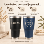 Kies je kleur en ontwerp, voeg je tekst toe en controleer het voorbeeld